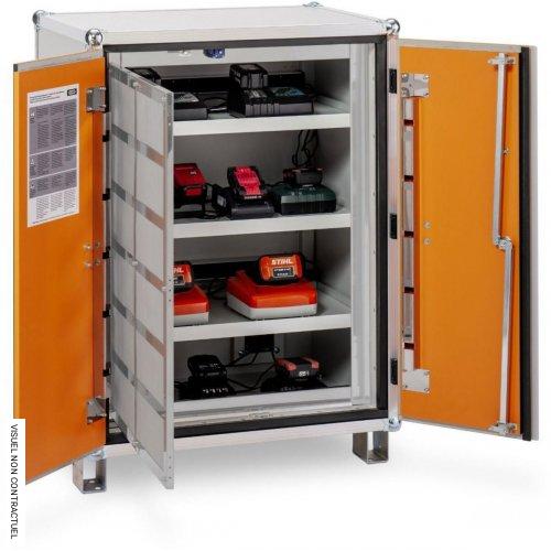 Armoire anti-feu batteries avec pieds 8/10 LockEX 2.0 Premium 230 V - CEMO - Image 2