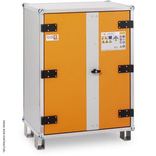 Armoire anti-feu batteries avec pieds 8/10 LockEX 2.0 Premium 400 V - CEMO - Image 1