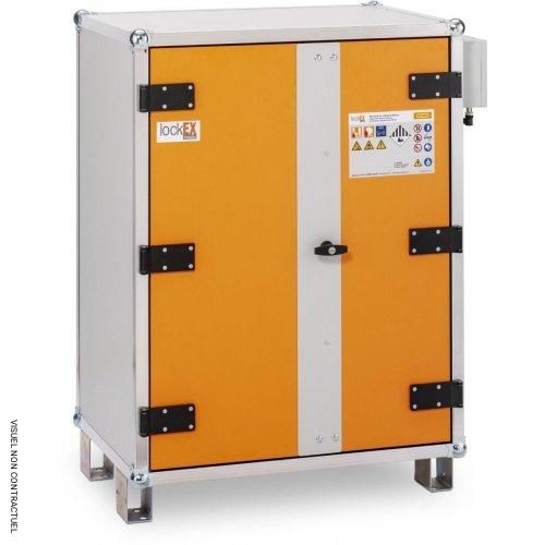Armoire anti-feu batteries avec pieds 8/10 LockEX 2.0 Premium SIM 400 V - CEMO - Image 1