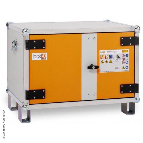 Armoire anti-feu batteries avec pieds 8/5 LockEX 2.0 Premium 230 V - CEMO - Image 1