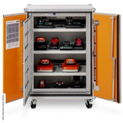 Armoire anti-feu batteries avec roulettes 8/10 LockEX 2.0 Standard 400 V - CEMO - Image 2