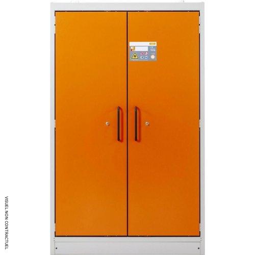 Armoire anti-feu PROline 12/20 F90, 2 portes orange, 6 tiroirs - CEMO - Image 1