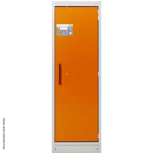 Armoire anti-feu PROline 6/20 F90, 1 porte droite orange, 4 tiroirs - CEMO - Image 1