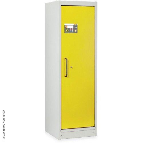 Armoire anti-feu PROline 6/20 F90 pour fûts, porte jaune droite - CEMO - Image 1