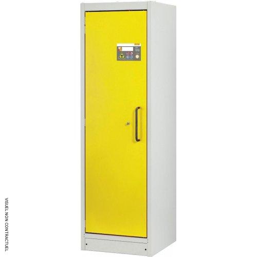 Armoire anti-feu PROline 6/20 F90 pour fûts, porte jaune gauche - CEMO - Image 1