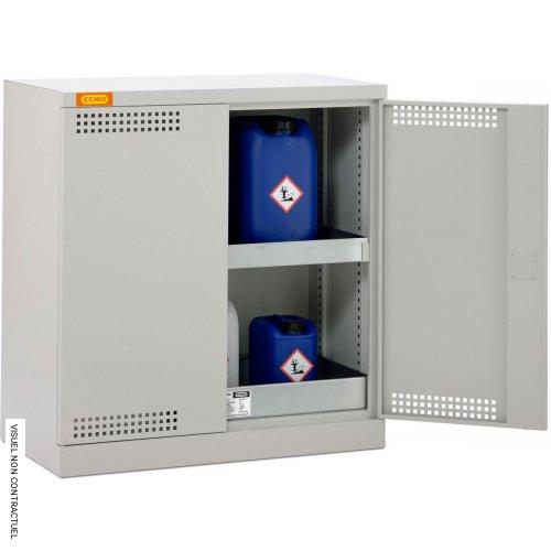 Armoire de sûreté 10/10 basse à portes battantes - Pour produits chimiques, toxiques et ininflammables - CEMO - Image 3