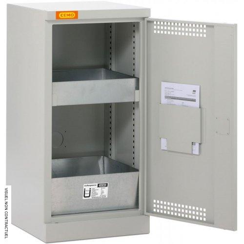 Armoire de sûreté 5/10 basse à porte battante - Pour produits chimiques, toxiques et ininflammables - CEMO - Image 2