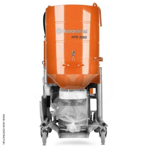 Aspirateur extracteur professionnel triphasé HTC D 80 sans télécommande - HUSQVARNA - Image 2