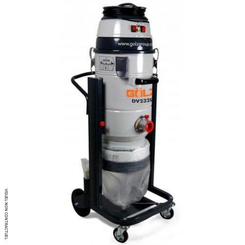 Aspirateur industriel poussières grande surface filtrante DV232L - GOLZ - Image 1