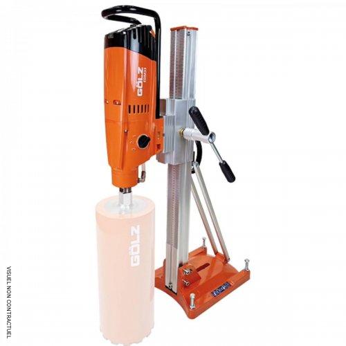 Bâti de carotteuse en aluminium RD300 jusqu‘au Ø 350 mm avec moteur EDM33 - GOLZ - Image 1