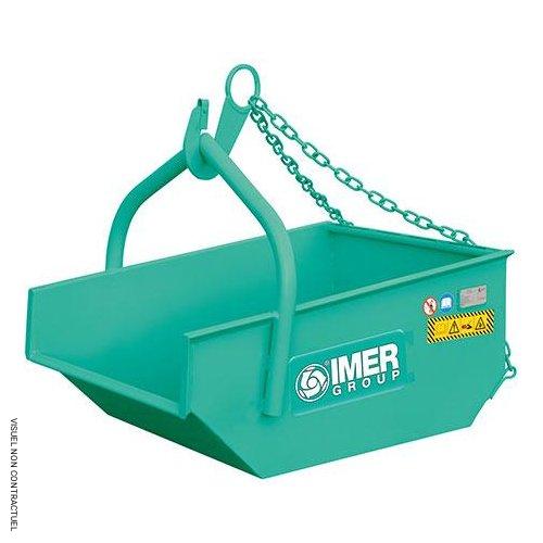 Benne à crochets 750 litres A-75 C à déchargement automatique - IMER - Image 1