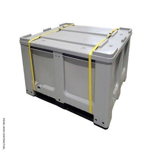 Box pour batteries lithium ADR 610 litres avec couvercle - CEMO - Image 1