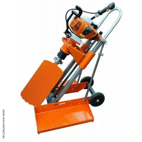 Carotteuse routière KB150B City avec moteur thermique STIHL FS561 sur bâti - GOLZ - Image 1