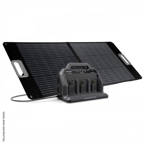 Chargeur hybride solaire et courant Suntek - FRANCEPOWER - Image 2