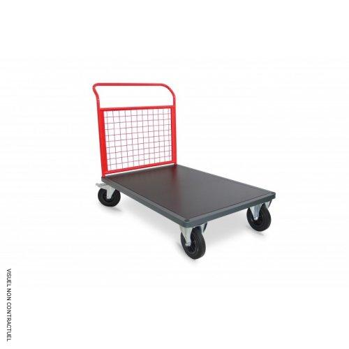 Chariot 1 dossier grillagé 650kg - PLANORGA - Image 1