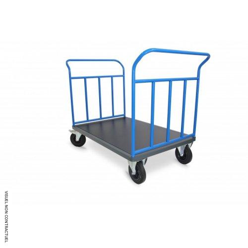 Chariot 2 dossiers Tubulaire 500 kg - PLANORGA - Image 1