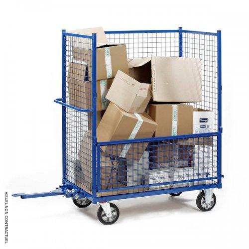 Chariot Container pour mise en train - 500kg - PLAGORNA - Image 2
