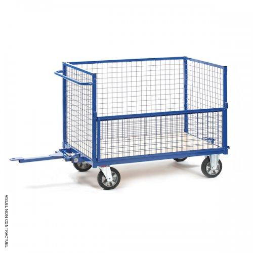 Chariot Container pour mise en train - 500kg - PLANORGA - Image 1