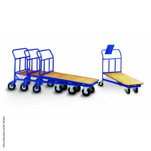 Chariot emboitable mécano soudé 250kg - PLANORGA - Image 2