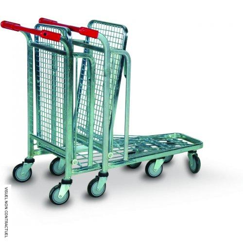 Chariots emboitables 2 plateaux 300 kg - PLANORGA - Image 1