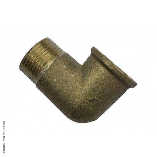 Coude laiton 90° MF 1" - RENSON - Image 1