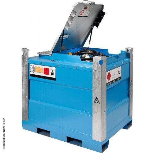 Cuve de stockage ADR 950 litres sans pompe - Double paroi - Réservoir intérieur en polyéthylène MD - STOCKFLUID - Image 1