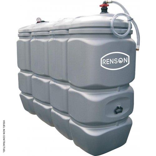 Cuve stockage fuel 2 000 litres en PEHD pré-équipée - RENSON - Image 1