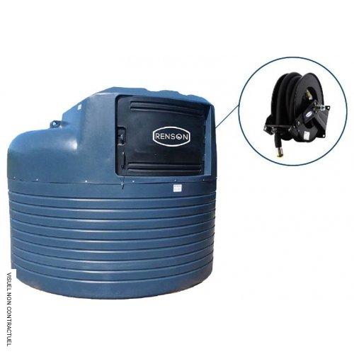 Cuve stockage fuel ECO 5 000 litres avec pompe 80 l/min et enrouleur - RENSON - Image 1