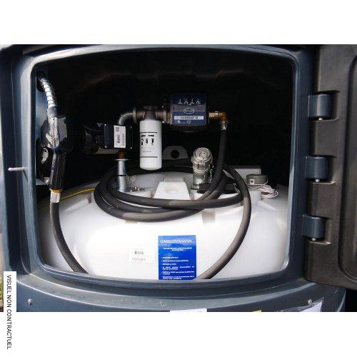 Cuve stockage fuel PEMD 2 500 litres avec armoire intégrée pompe 50 l/min - RENSON - Image 2