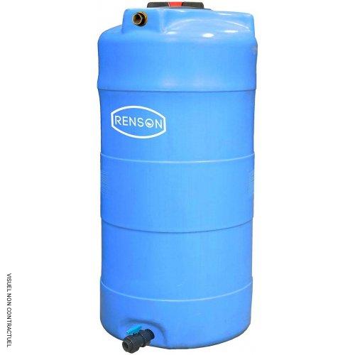 Cuve verticale bleue stockage eau 1 500 litres pré-équipée - RENSON - Image 1