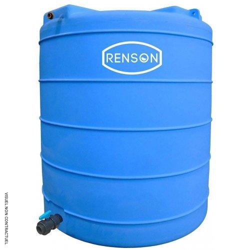 Cuve verticale bleue stockage eau 10 000 litres pré-équipée - RENSON - Image 1