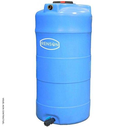 Cuve verticale bleue stockage eau 300 litres pré-équipée - RENSON - Image 1