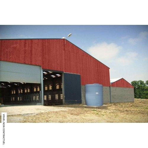 Cuve verticale bleue stockage eau 5 000 litres - RENSON - Image 2
