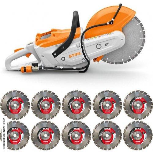 Découpeuse à batterie TSA 300 avec 10 disques diamants MXE Ø 300 mm - STIHL - Image 1