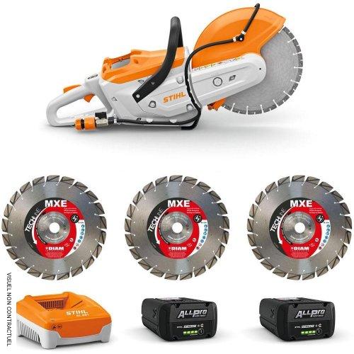 Découpeuse à batterie TSA 300 avec 3 disques diamants MXE Ø 300 mm + 2 batteries et 1 chargeur - STIHL - Image 1
