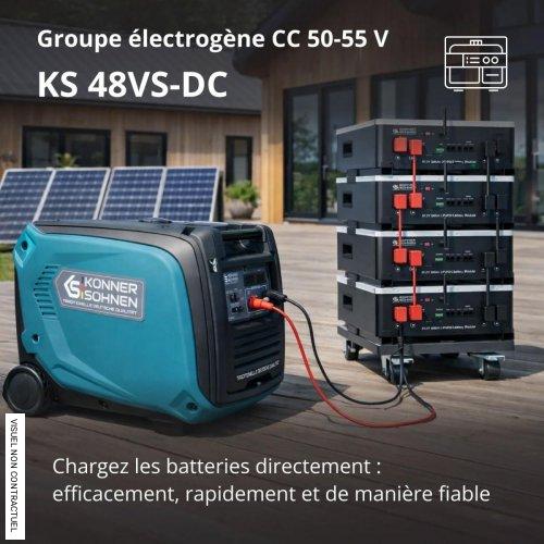 Générateur de courant continu insonorisé 50-55 V essence KS 48VS-DC - KÖNNER & SÖHNEN - Image 2