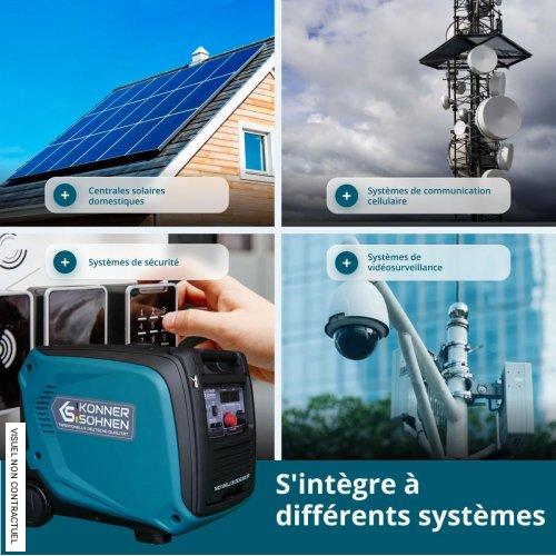 Générateur de courant continu insonorisé 50-55 V essence KS 48VS-DC - KÖNNER & SÖHNEN - Image 4