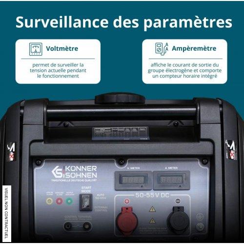 Générateur de courant continu insonorisé 50-55 V essence KS 48VS-DC - KÖNNER & SÖHNEN - Image 5