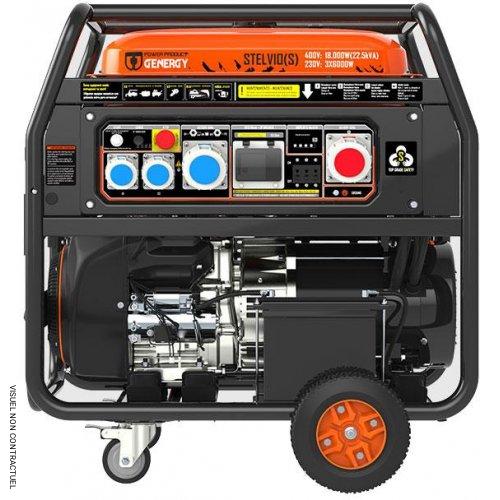Générateur essence triphasé 18 kW STELVIO S E-START - GENERGY - Image 5