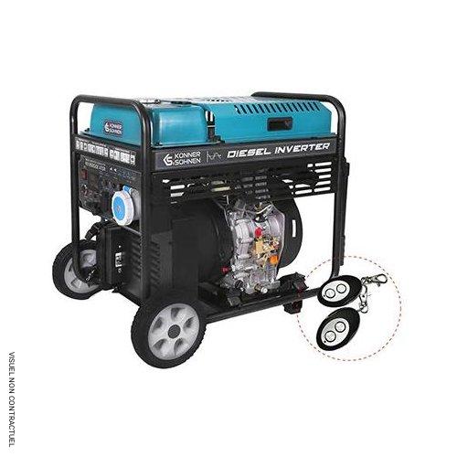 Générateur inverter diesel monophasé DE+auto 10 kW KS 9500iDE ATSR - KÖNNER & SÖHNEN - Image 1