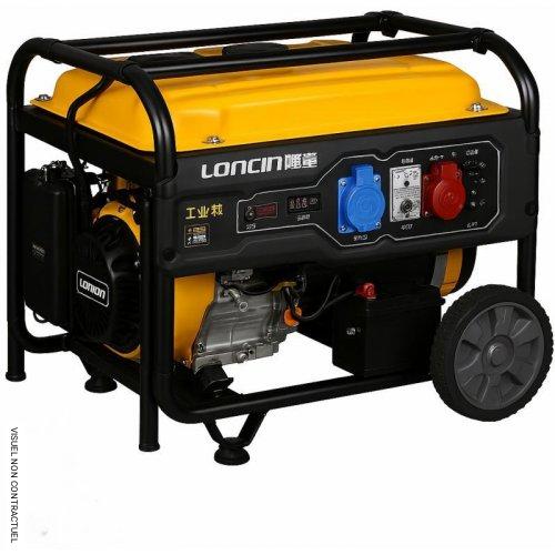 Groupe électrogène débruité monophasé 5,5 kVA LC 6500 D-S - Loncin essence - FRANCEPOWER - Image 1