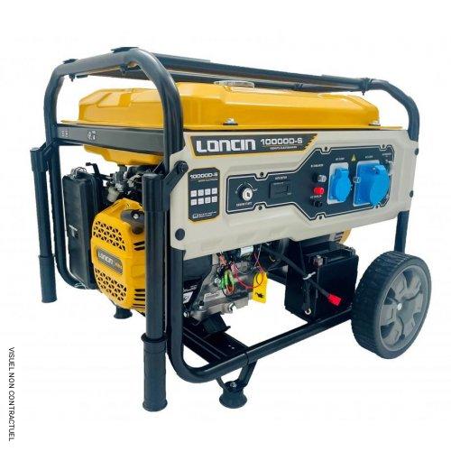 Groupe électrogène débruité monophasé 8 kVA LC 10000 D-S - Loncin essence - FRANCEPOWER - Image 1