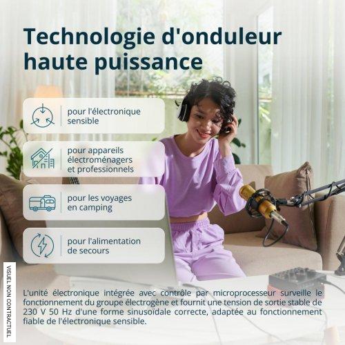 Groupe électrogène inverter essence DE 6,5 kW KS 6500iE - KÖNNER & SÖHNEN - Image 3