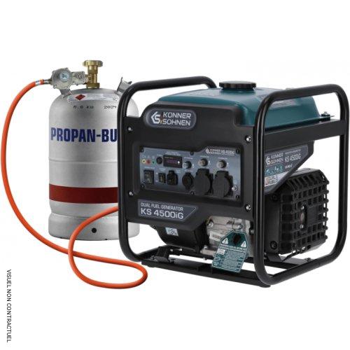 Groupe électrogène inverter hybride gaz/essence 4,5 kW KS 4500iG - KÖNNER & SÖHNEN - Image 1