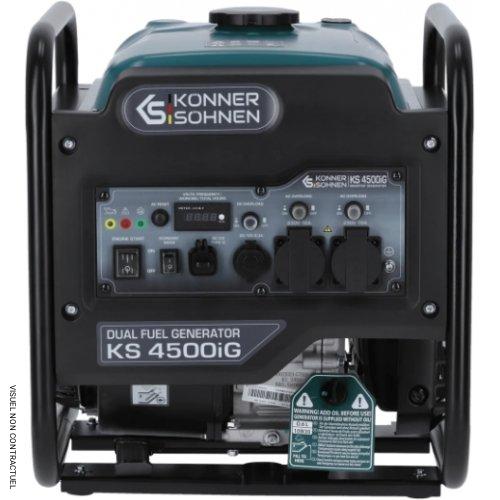 Groupe électrogène inverter hybride gaz/essence 4,5 kW KS 4500iG - KÖNNER & SÖHNEN - Image 2