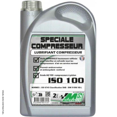 Huile pour pompe HP - Bidon de 2 litres - RENSON - Image 1