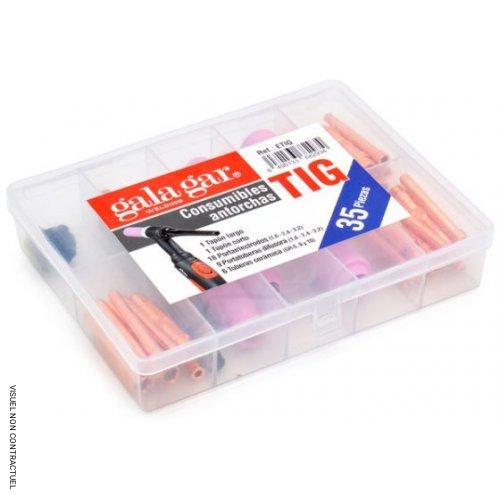 Kit de consommables TIG – 35 pièces - GALA GAR - Image 1
