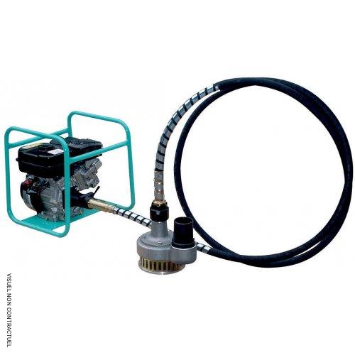 Kit groupe GE5LH avec pompe WP 3 LB 5 m et kit tuyau 10 m raccords pompier - IMER - Image 1