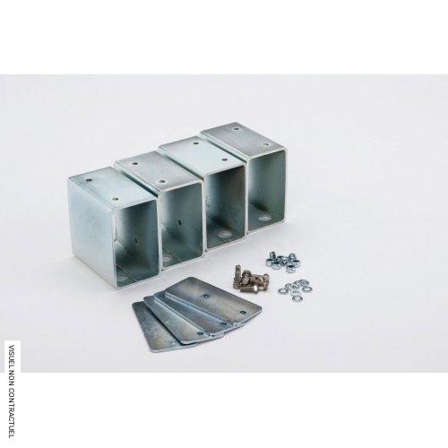 Kit pieds pour empilage des armoires anti-feu batteries Lithium - CEMO - Image 1