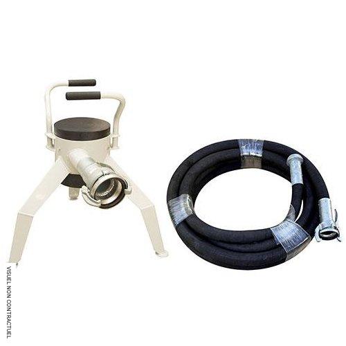 Kit tuyau Ø 65 mm x 20 m avec trépied machine X-SCREED - EUROMAIR - Image 1